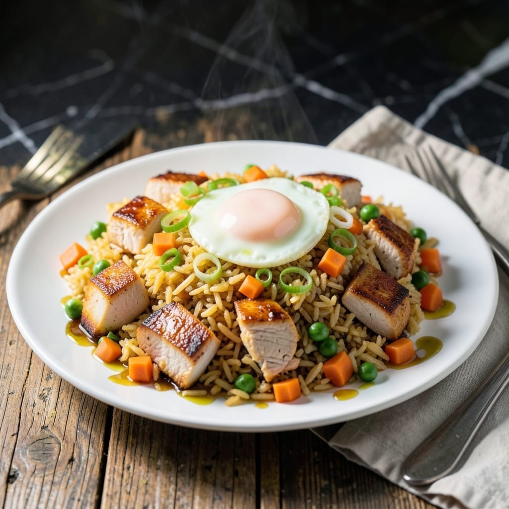 Yak and Yeti Chicken Fried Rice Recipe: Wok-Charred Street Food Flavor Yak and Yeti Chicken Fried Rice Recipe: Wok-Charred Street Food Flavor