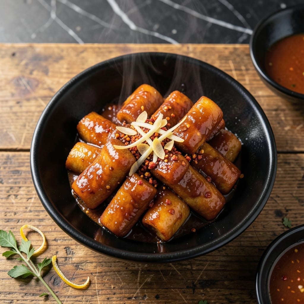 Korean Rice Cake Stir Fry Recipe: Chewy Pillows in Spicy-Sweet Glaze
