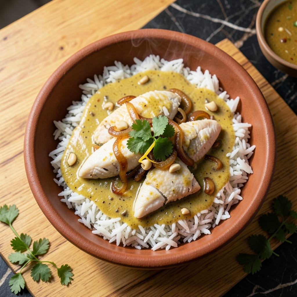 Goan Fish Curry Rice Recipe: Coastal Spices Over Fragrant Basmati
