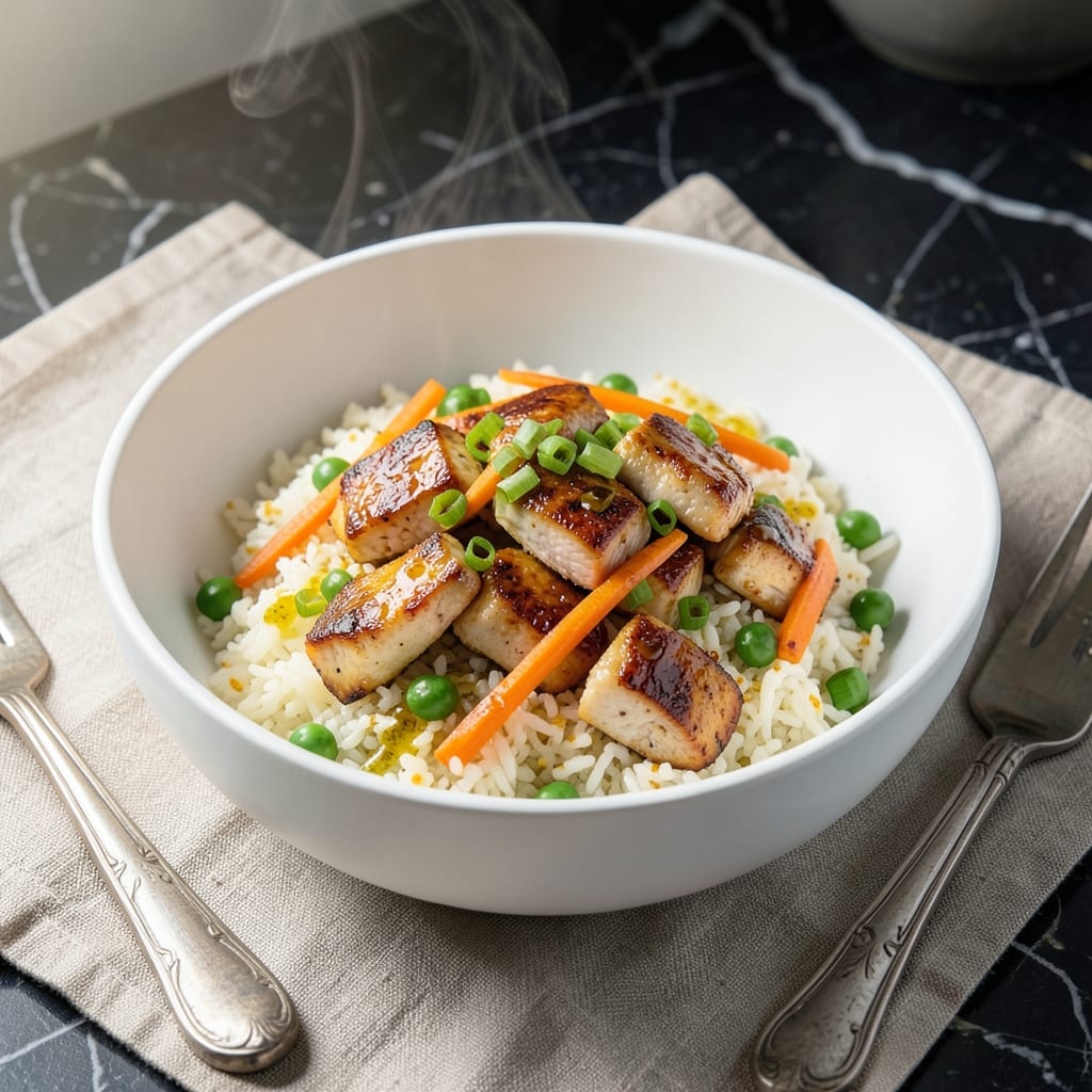 Cauliflower Chicken Fried Rice Recipe: Low-Carb Wok Tossed Delight