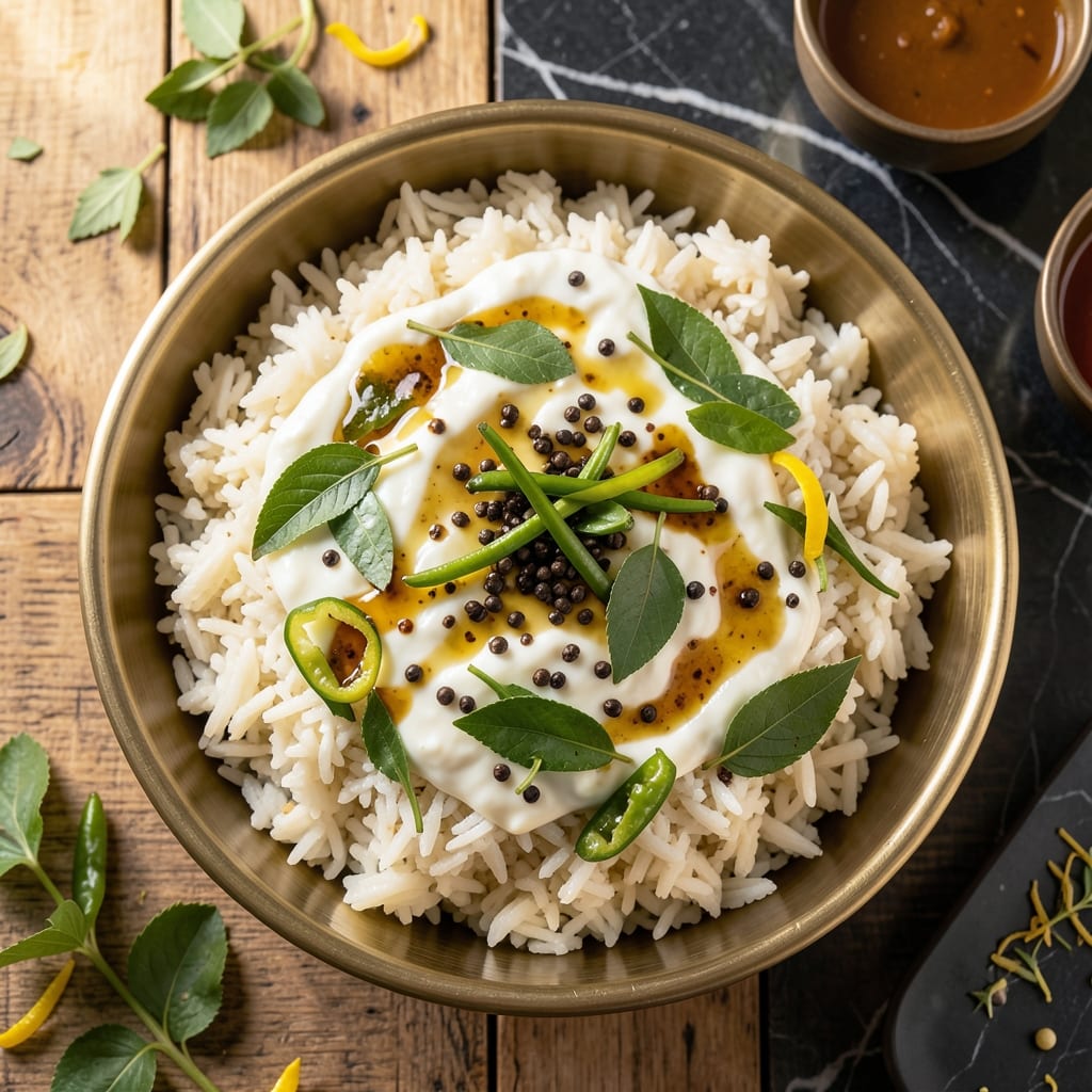Curd Rice Recipe South Indian: Tangy Creamy Comfort with Tempered Spices