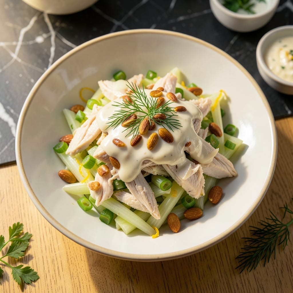 Chicken Salad Recipe: Bright Herbs and Creamy Crunch