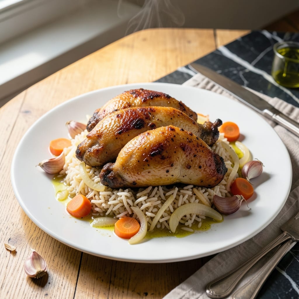 Boiled Chicken and Rice Recipe: Simple One-Pot Comfort Meal