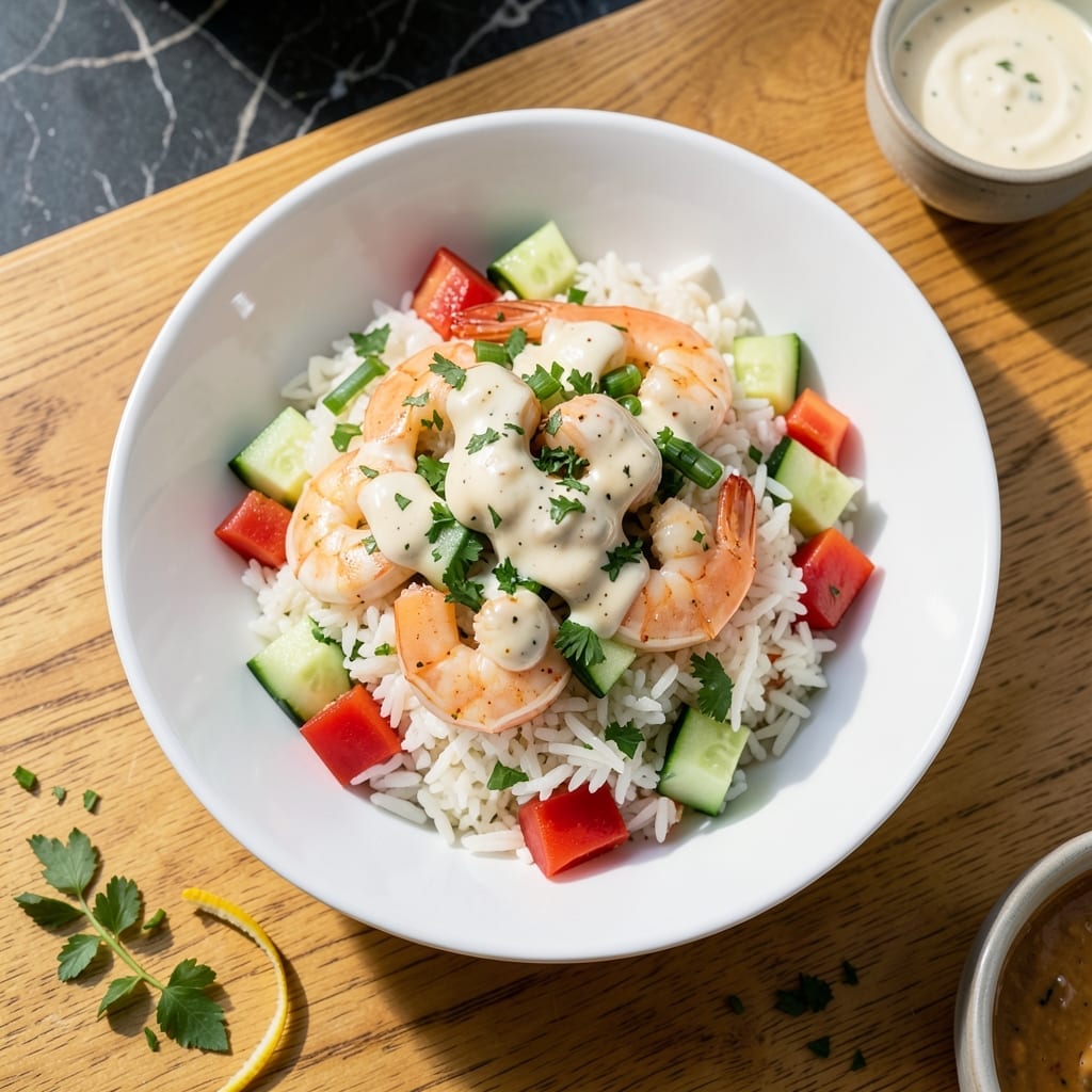Cold Rice and Shrimp Salad Recipe: Chilled Refreshing Bites of Summer Cold Rice and Shrimp Salad Recipe: Chilled Refreshing Bites of Summer