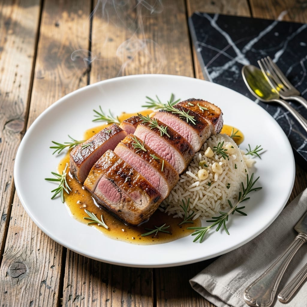 Pork Tenderloin and Rice Recipe: Garlic-Herb Infused One-Pan Dinner Pork Tenderloin and Rice Recipe: Garlic-Herb Infused One-Pan Dinner