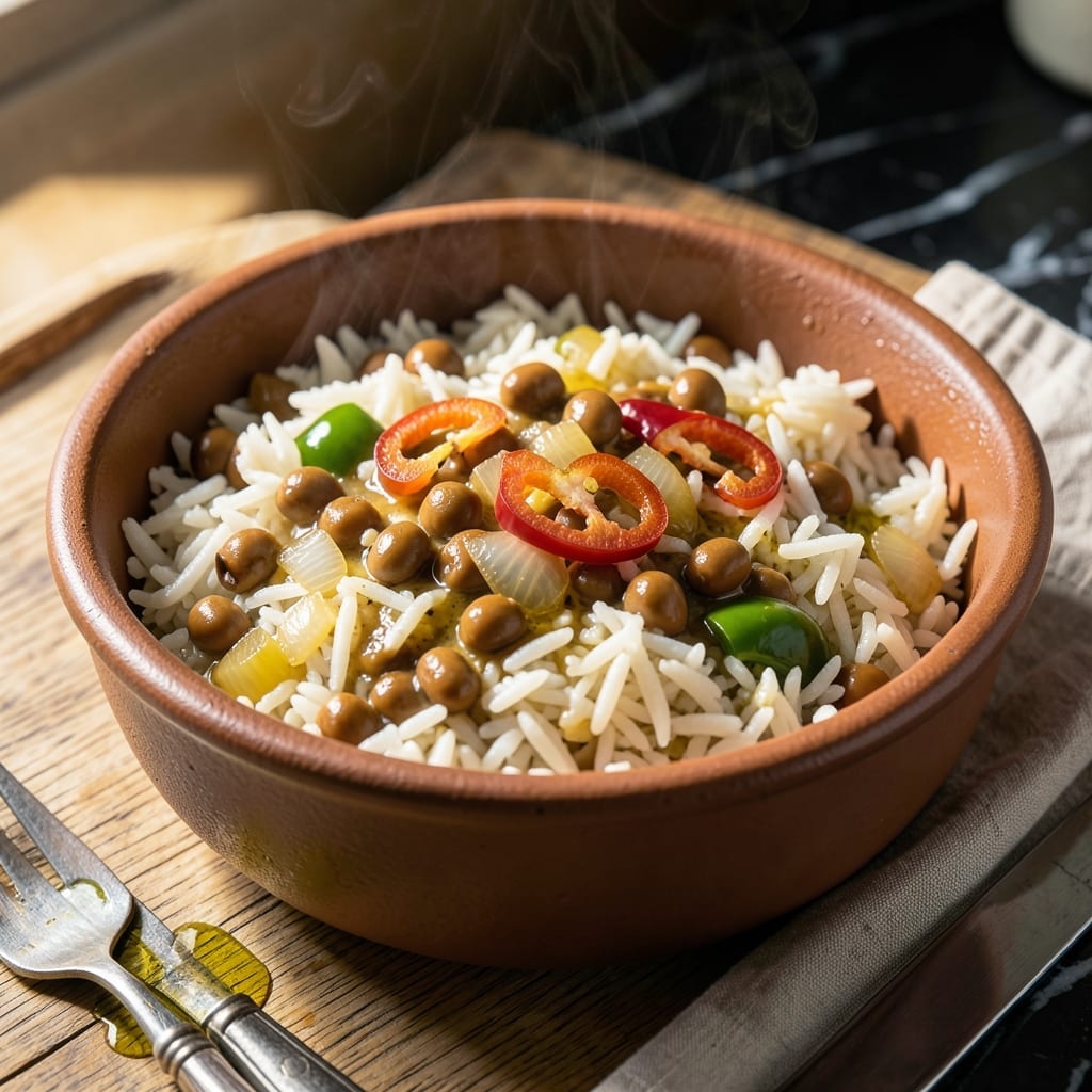 Haitian Pigeon Peas and Rice Recipe: Authentic Island Spiced Tradition