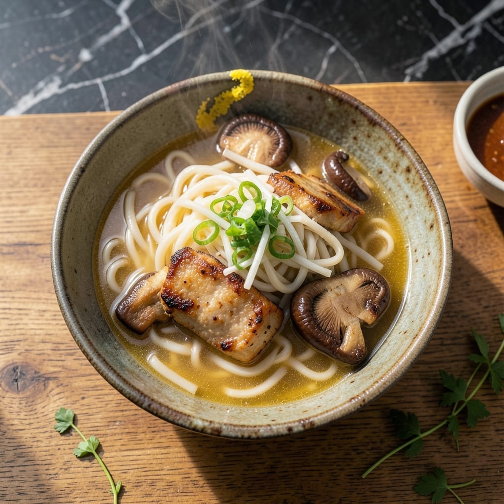 Japanese Rice Noodle Soup Recipe: Umami-Rich Broth with Springy Noodles Japanese Rice Noodle Soup Recipe: Umami-Rich Broth with Springy Noodles