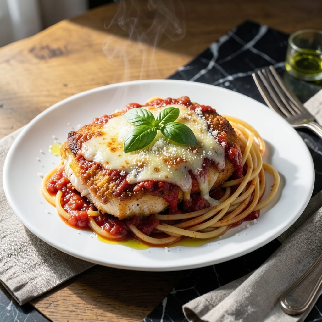 Chicken Parmesan Recipe: Crispy Breaded Cutlets With Melted Mozzarella