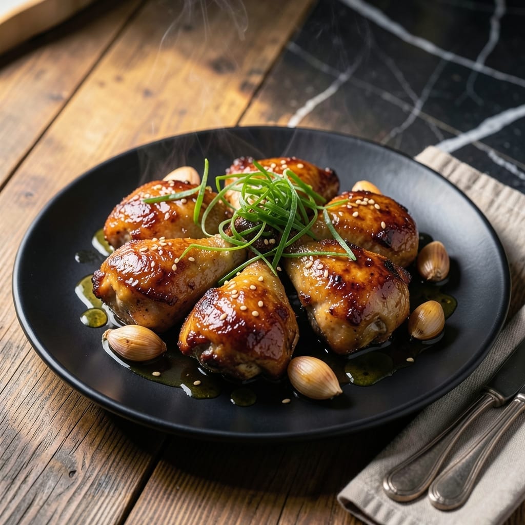 Mitsuken Garlic Chicken Recipe: Japanese-Style Sweet and Savory Glaze Mitsuken Garlic Chicken Recipe: Japanese-Style Sweet and Savory Glaze