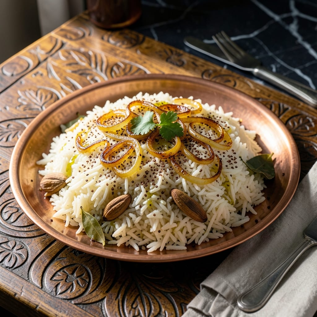Afghan Rice Recipe: Fragrant Basmati With Caramelized Onions Afghan Rice Recipe: Fragrant Basmati With Caramelized Onions