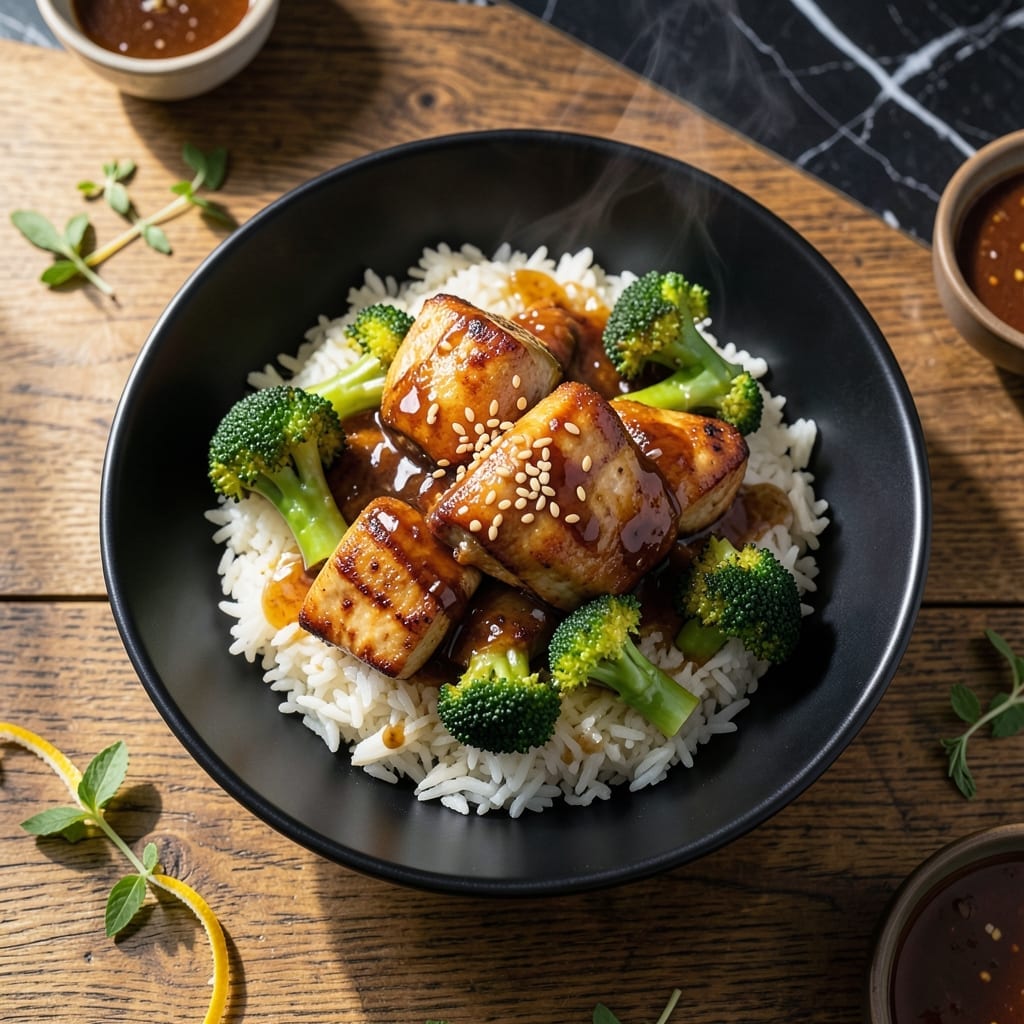 Chicken Broccoli Rice Bowl Recipe: Savory Asian-Inspired Meal Prep