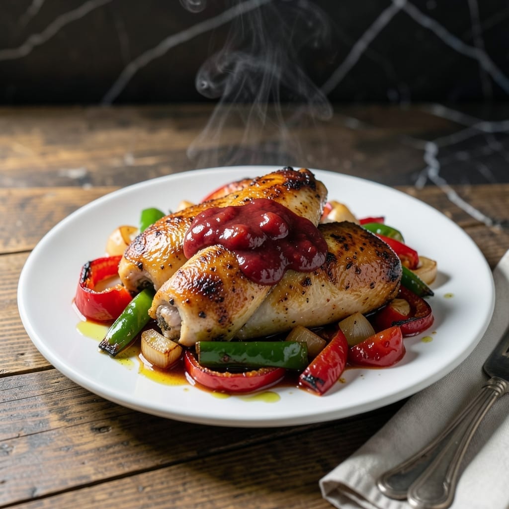 Married Chicken Recipe: Roman-Style Tomato and Bell Pepper Comfort Married Chicken Recipe: Roman-Style Tomato and Bell Pepper Comfort