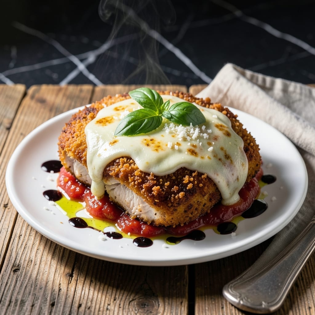 Chicken Parma Recipe: Crispy Cutlet With Melty Mozzarella and Marinara