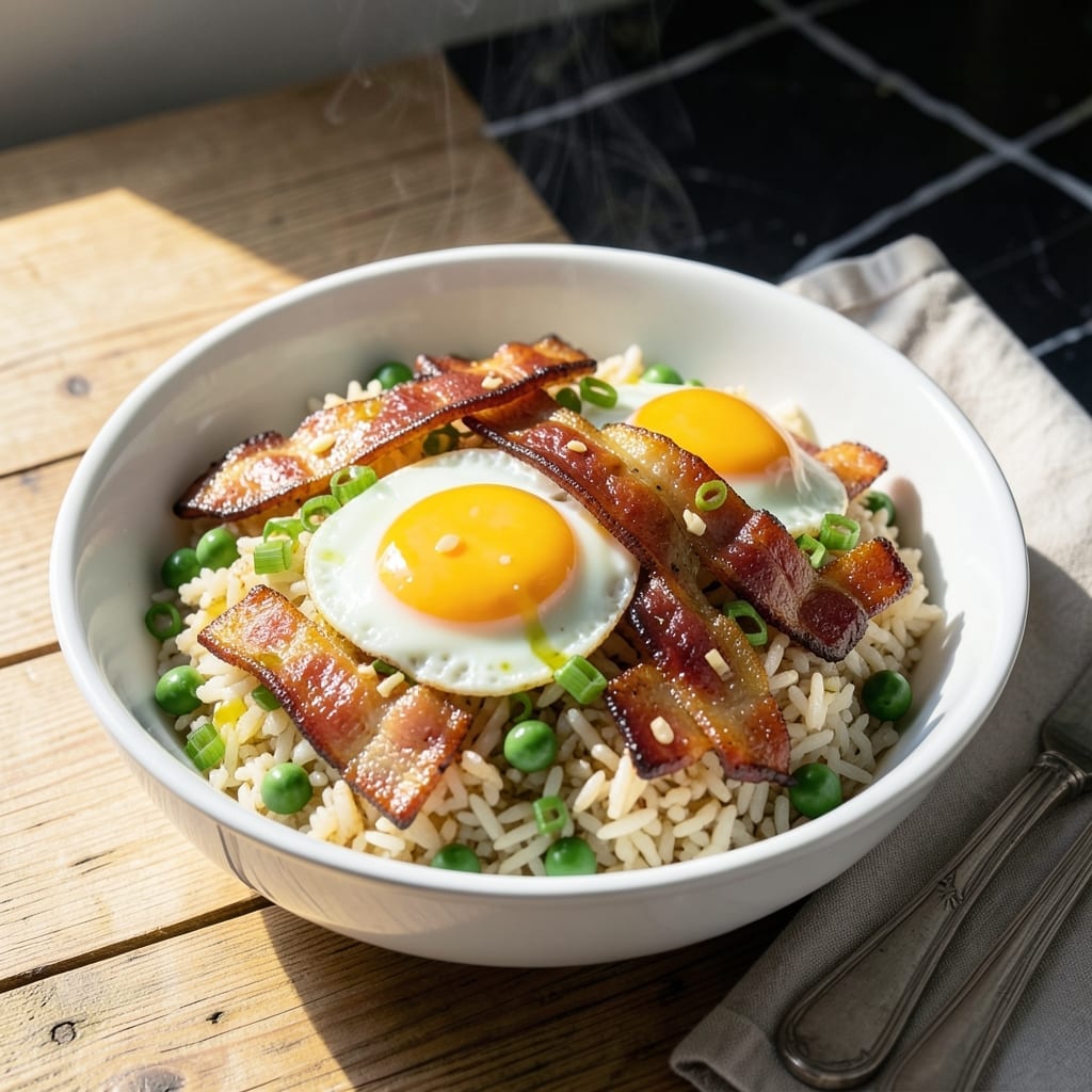 Bacon Egg Fried Rice Recipe: Smoky Weeknight Wok Magic Bacon Egg Fried Rice Recipe: Smoky Weeknight Wok Magic