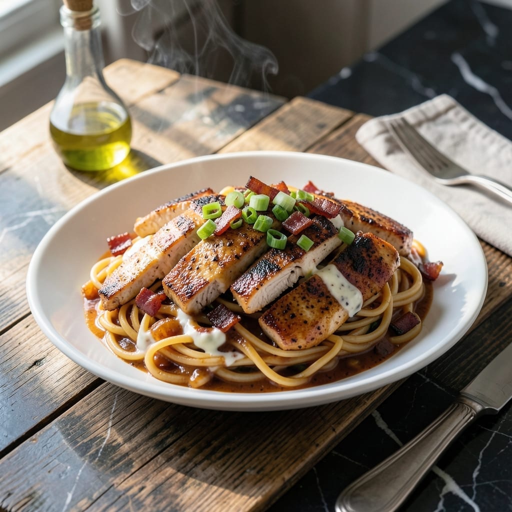 Cowboy Chicken Linguine Recipe: Smoky BBQ Twist on Classic Pasta Cowboy Chicken Linguine Recipe: Smoky BBQ Twist on Classic Pasta