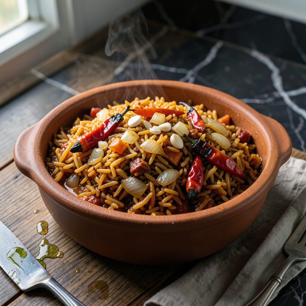 Nigerian Jollof Rice Recipe: West African Party Favorite With Smoky Depth Nigerian Jollof Rice Recipe: West African Party Favorite With Smoky Depth