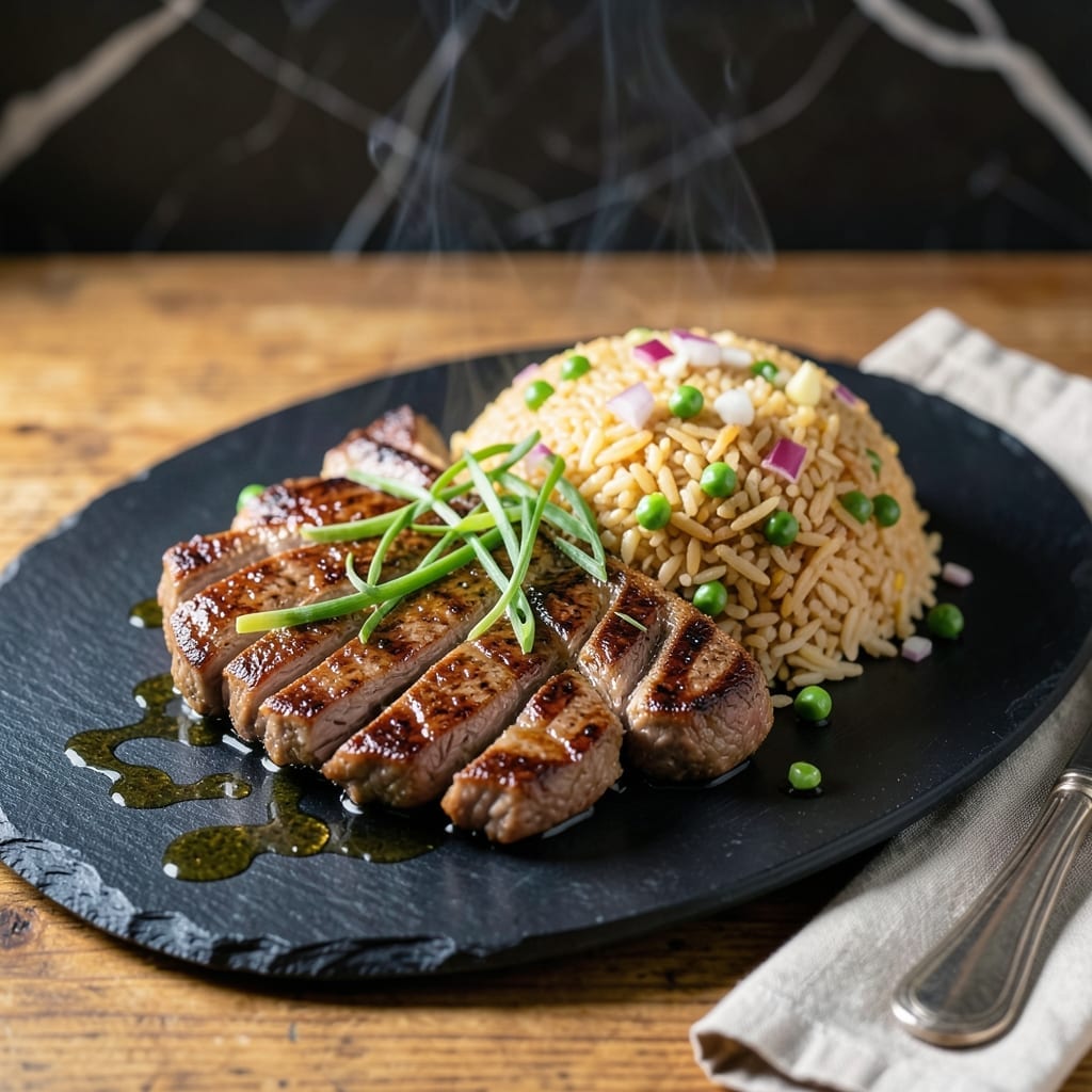 Hibachi Steak and Fried Rice Recipe: Sizzling Teppanyaki Flavors at Home Hibachi Steak and Fried Rice Recipe: Sizzling Teppanyaki Flavors at Home