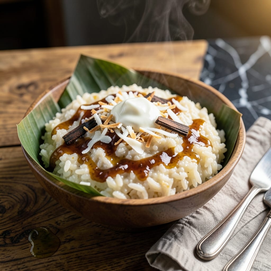 Hawaiian Imu Rice Pudding Recipe: Smoky Coconut Infused Tradition Hawaiian Imu Rice Pudding Recipe: Smoky Coconut Infused Tradition