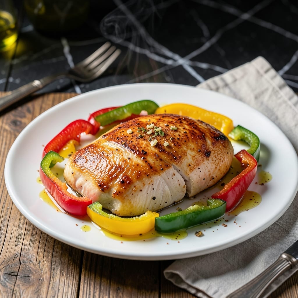Chicken Breast and Peppers Recipe: Skillet-Seared with Vibrant Sweetness