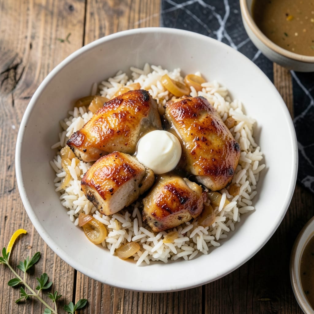 Lipton Onion Soup Baked Chicken and Rice Recipe: Savory One-Dish Family Dinner Lipton Onion Soup Baked Chicken and Rice Recipe: Savory One-Dish Family Dinner