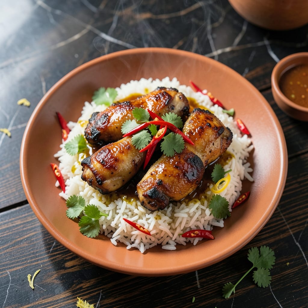 Penang Chicken Rice Recipe: Fragrant Coconut and Spice Infusion
