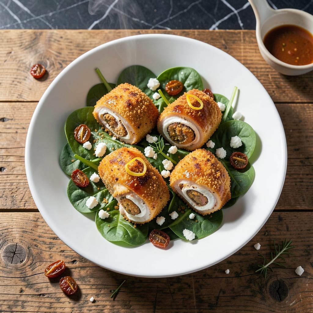 Rolled Chicken Recipe: Stuffed and Baked to Golden Perfection