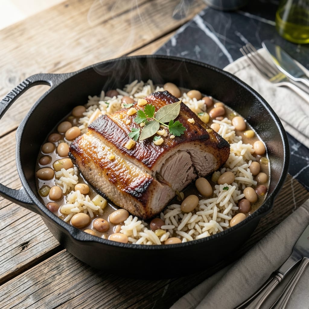 Pork, Beans and Rice Recipe: Hearty Tri-Blend Satisfaction Pork, Beans and Rice Recipe: Hearty Tri-Blend Satisfaction