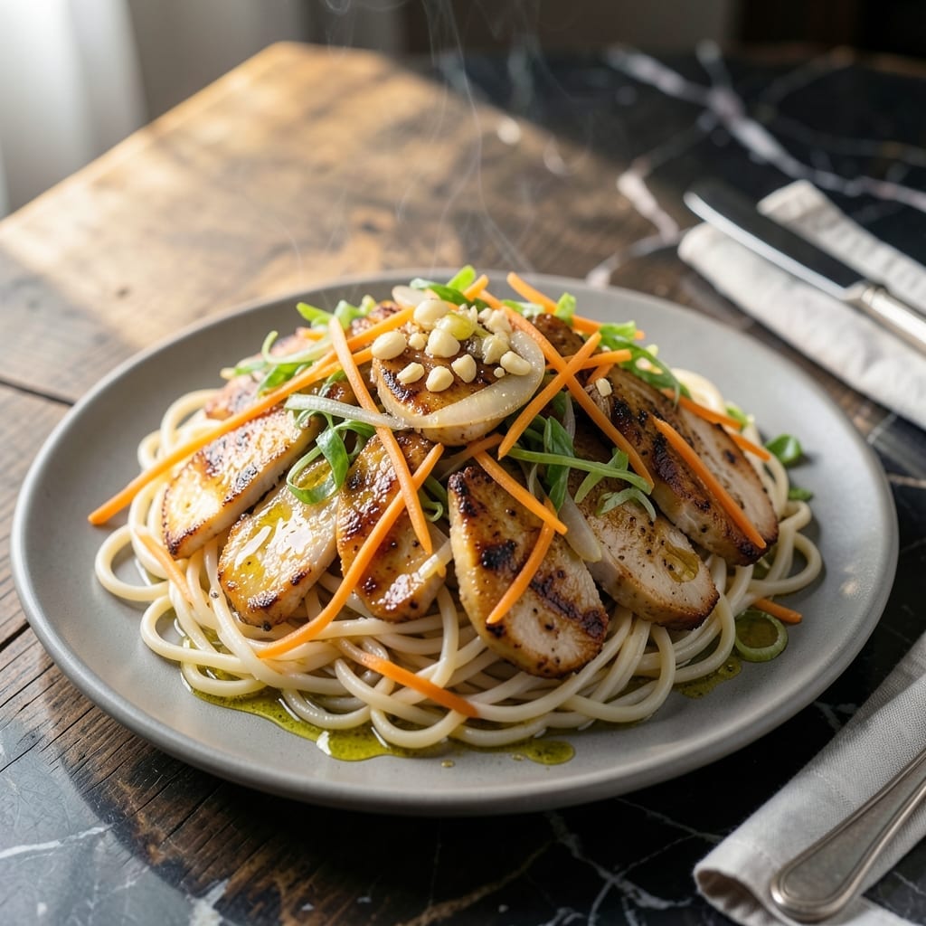 Filipino Rice Noodles Recipe: Pancit Bihun With Crunchy Veggies