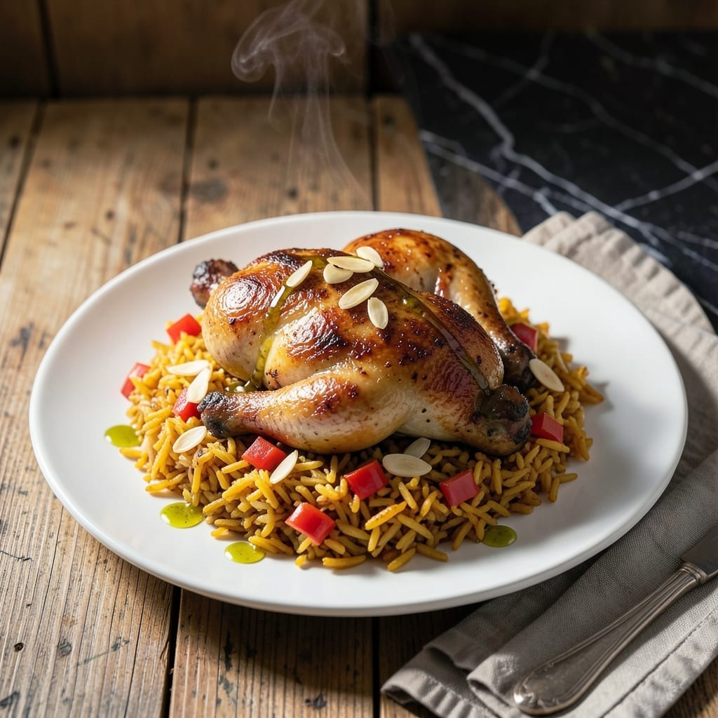 Baked Chicken and Vigo Yellow Rice Recipe: One-Pan Latin-Inspired Feast