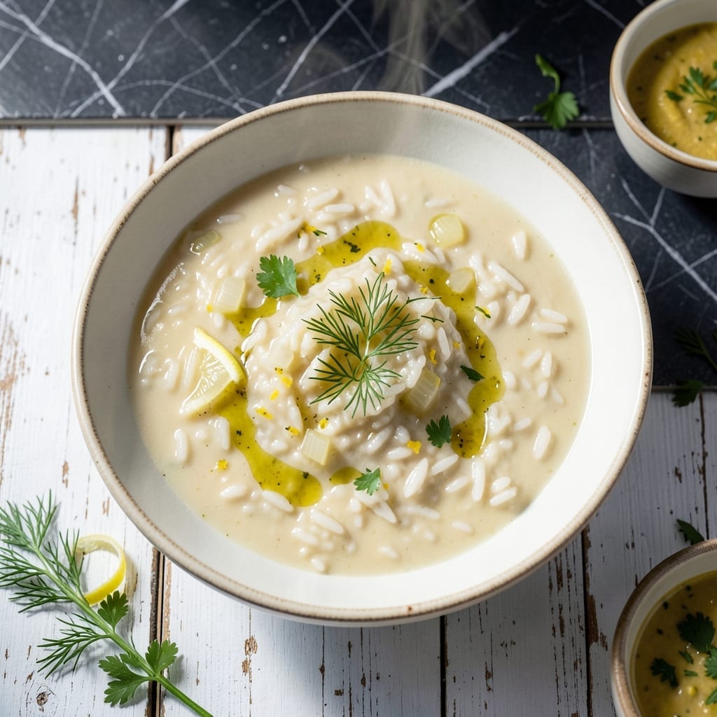 Authentic Greek Lemon Rice Soup Recipe: Bright Citrus and Silky Texture Authentic Greek Lemon Rice Soup Recipe: Bright Citrus and Silky Texture