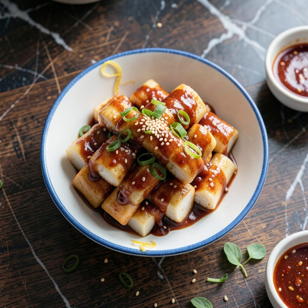 Korean Rice Cake Recipe: Chewy Pillows With Spicy Gochujang Glaze Korean Rice Cake Recipe: Chewy Pillows With Spicy Gochujang Glaze