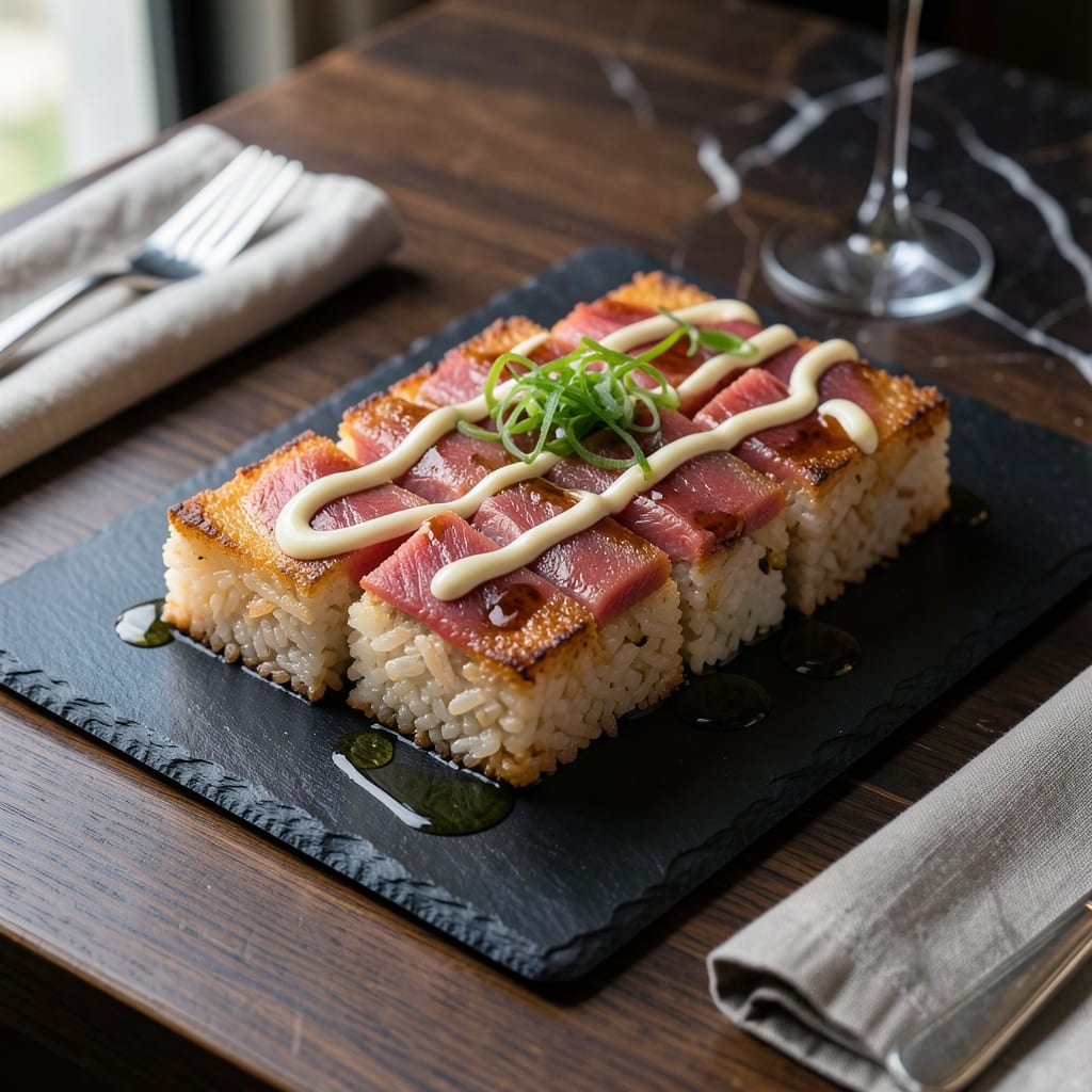 Nobu Crispy Rice Recipe: Signature Spicy Tuna Topping Nobu Crispy Rice Recipe: Signature Spicy Tuna Topping