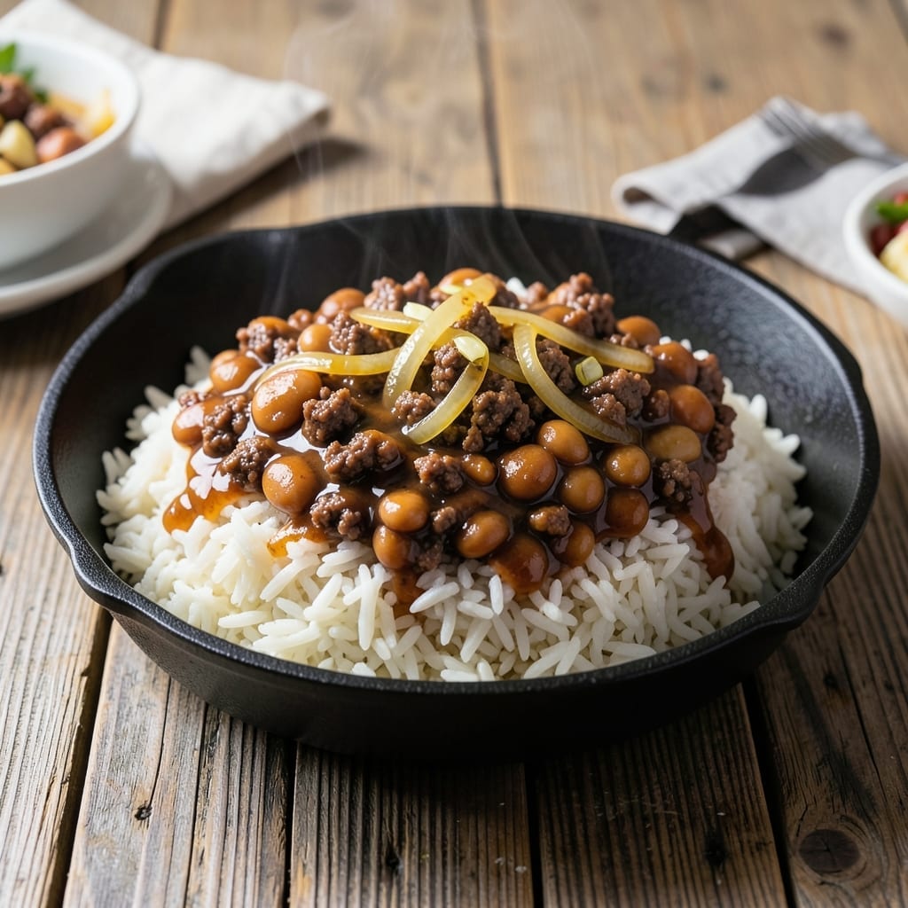 Hamburger Beans and Rice Recipe: Hearty One-Pot Southern Comfort Hamburger Beans and Rice Recipe: Hearty One-Pot Southern Comfort