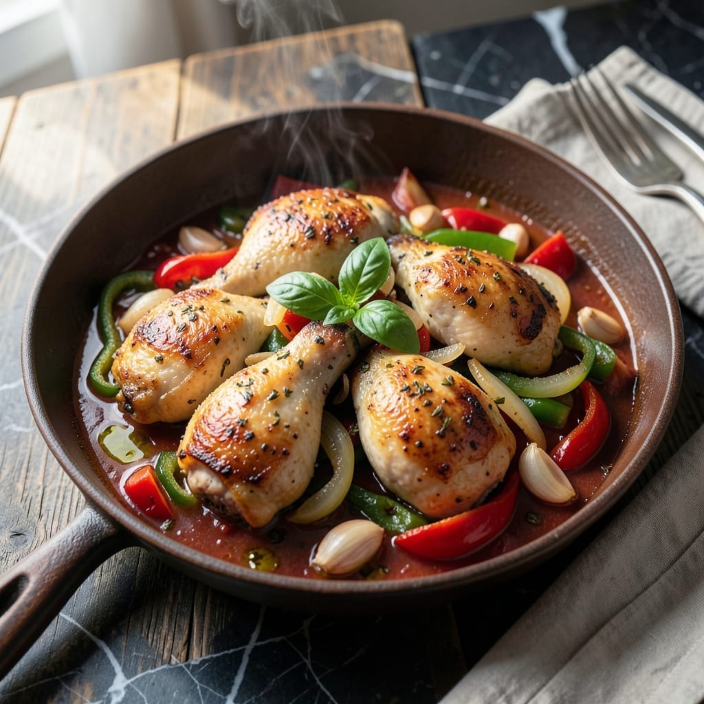 Quick Chicken Cacciatore Recipe: Rustic Italian Simmered in 30 Minutes Quick Chicken Cacciatore Recipe: Rustic Italian Simmered in 30 Minutes