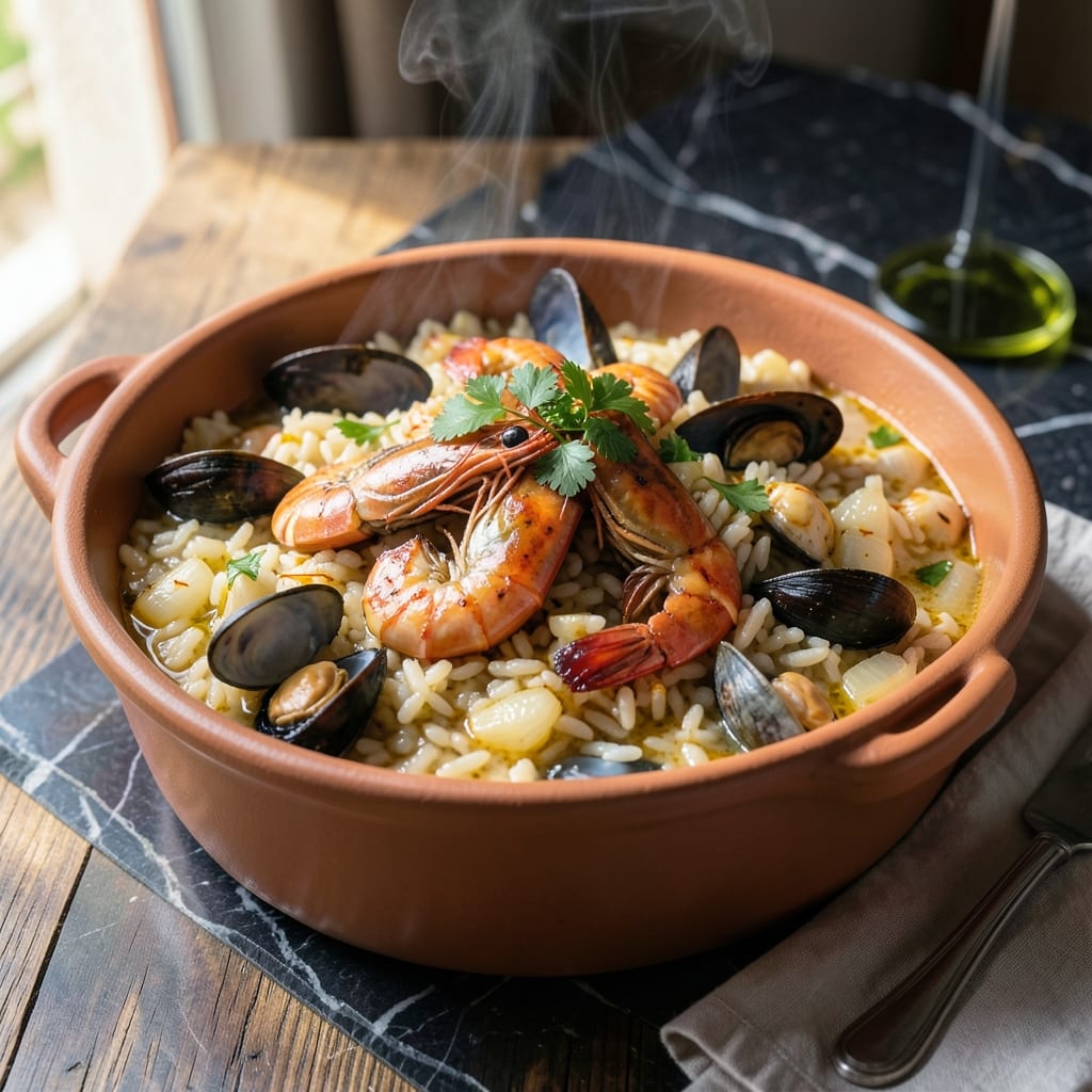 Seafood Rice Recipe Portuguese: Arroz DE Marisco With Saffron and Seafood Depth Seafood Rice Recipe Portuguese: Arroz DE Marisco With Saffron and Seafood Depth