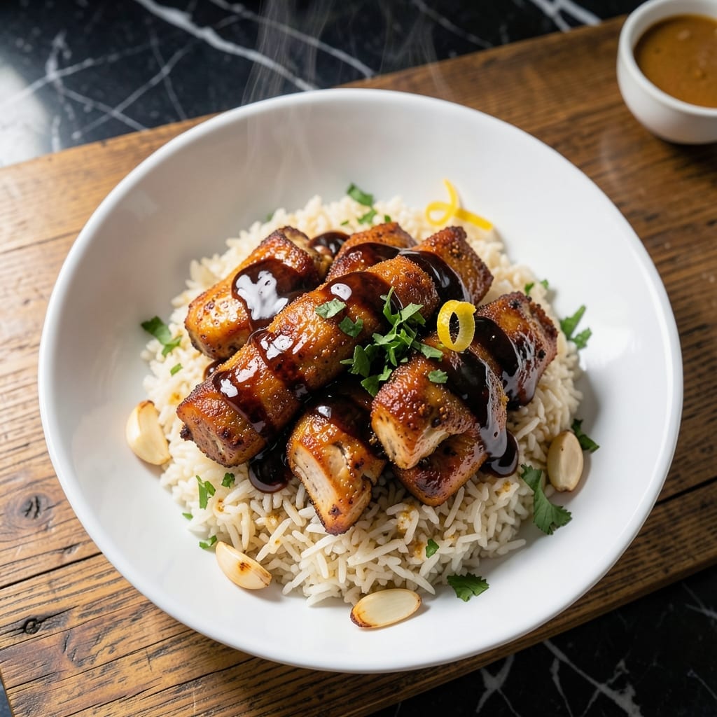 Filipino Shawarma Rice Recipe: Spiced Meat and Garlic Rice Bowl