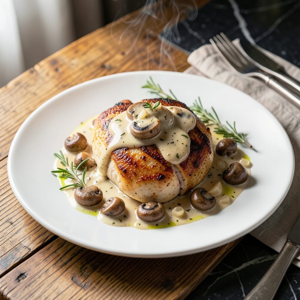 Chicken Huntington Recipe: Mushroom and Wine Infused Skillet Delight Chicken Huntington Recipe: Mushroom and Wine Infused Skillet Delight