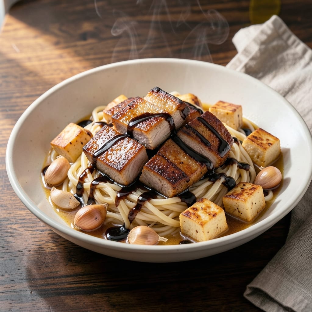 Pork Tofu Long Rice Recipe: Hawaiian Luau-Style Comfort Bowl Pork Tofu Long Rice Recipe: Hawaiian Luau-Style Comfort Bowl