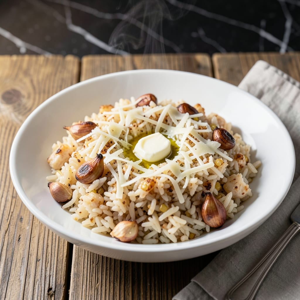 Garlic Parmesan Rice Recipe: Buttery Grains with Nutty Depth