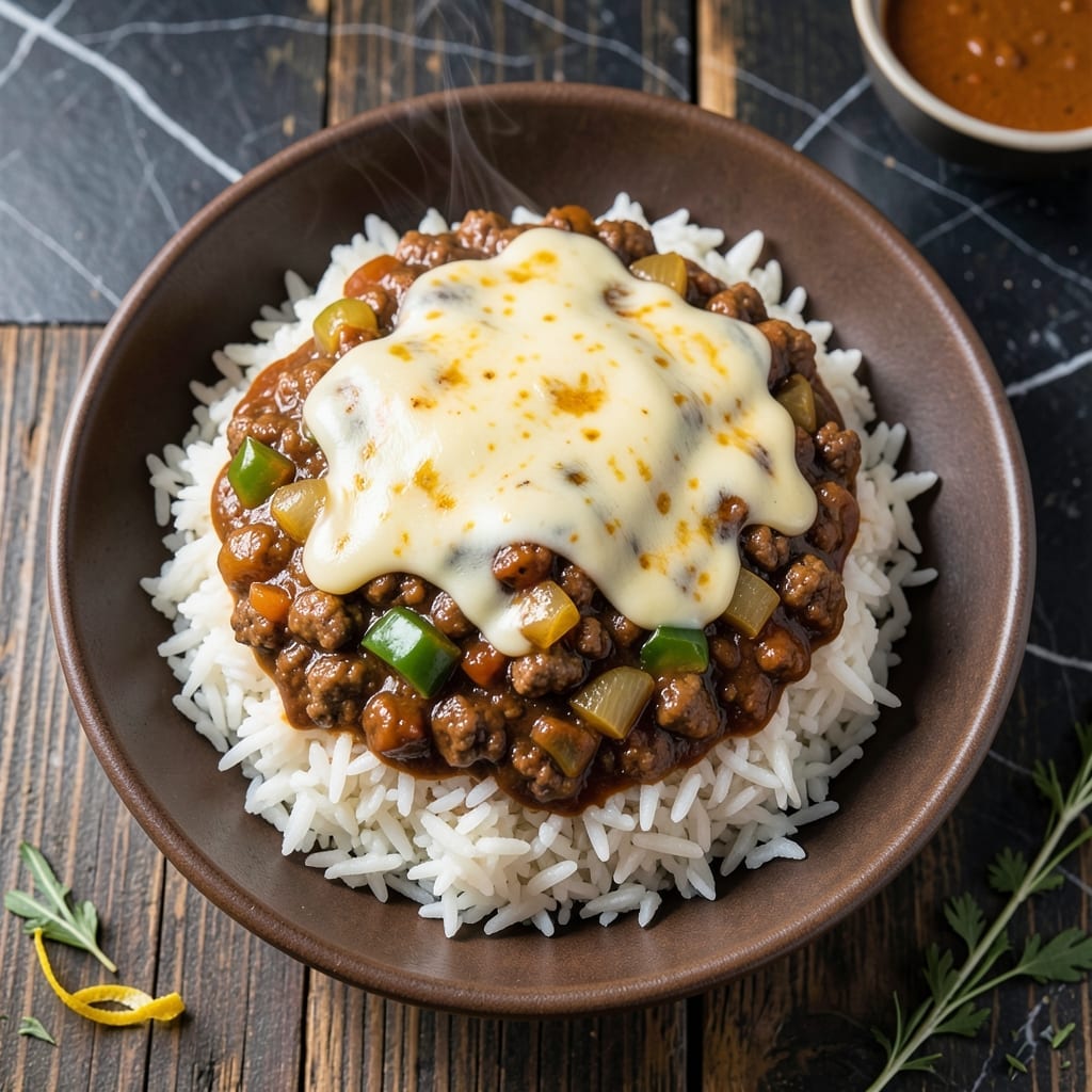 Chili Cheese Rice Recipe: Spicy One-Pot Comfort with Melty Cheese