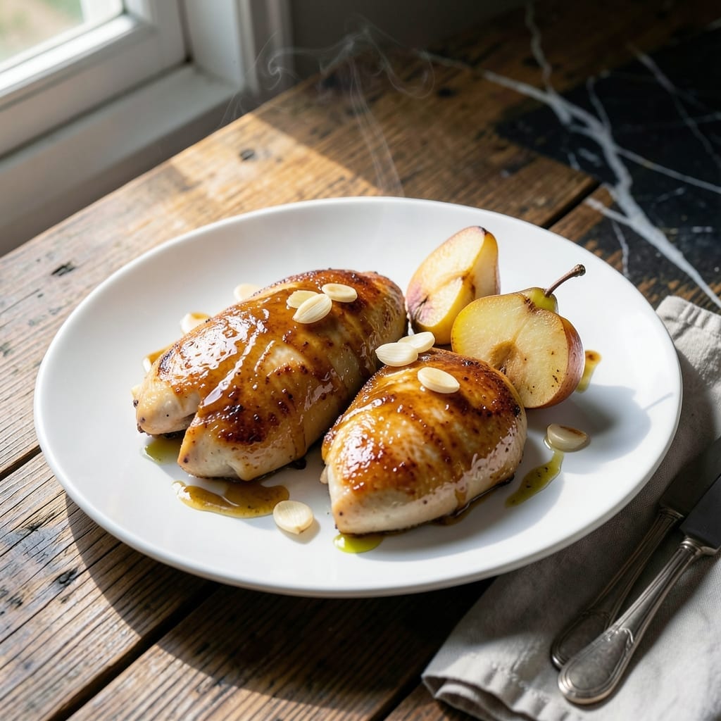 Baked Chicken and Pear Recipe: Sweet Savory Autumn Pairing