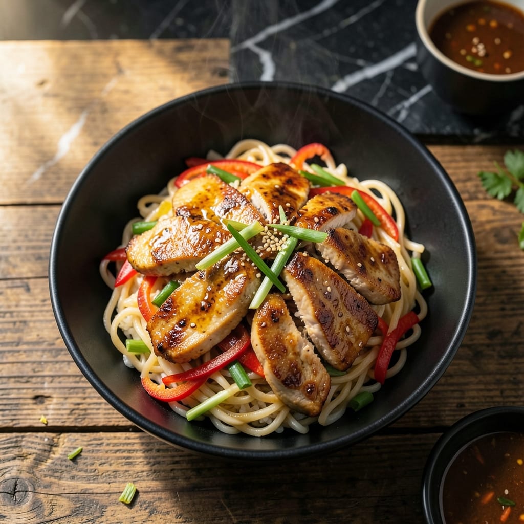 Chicken Rice Noodle Stir Fry Recipe: Wok-Charred Street Food Magic