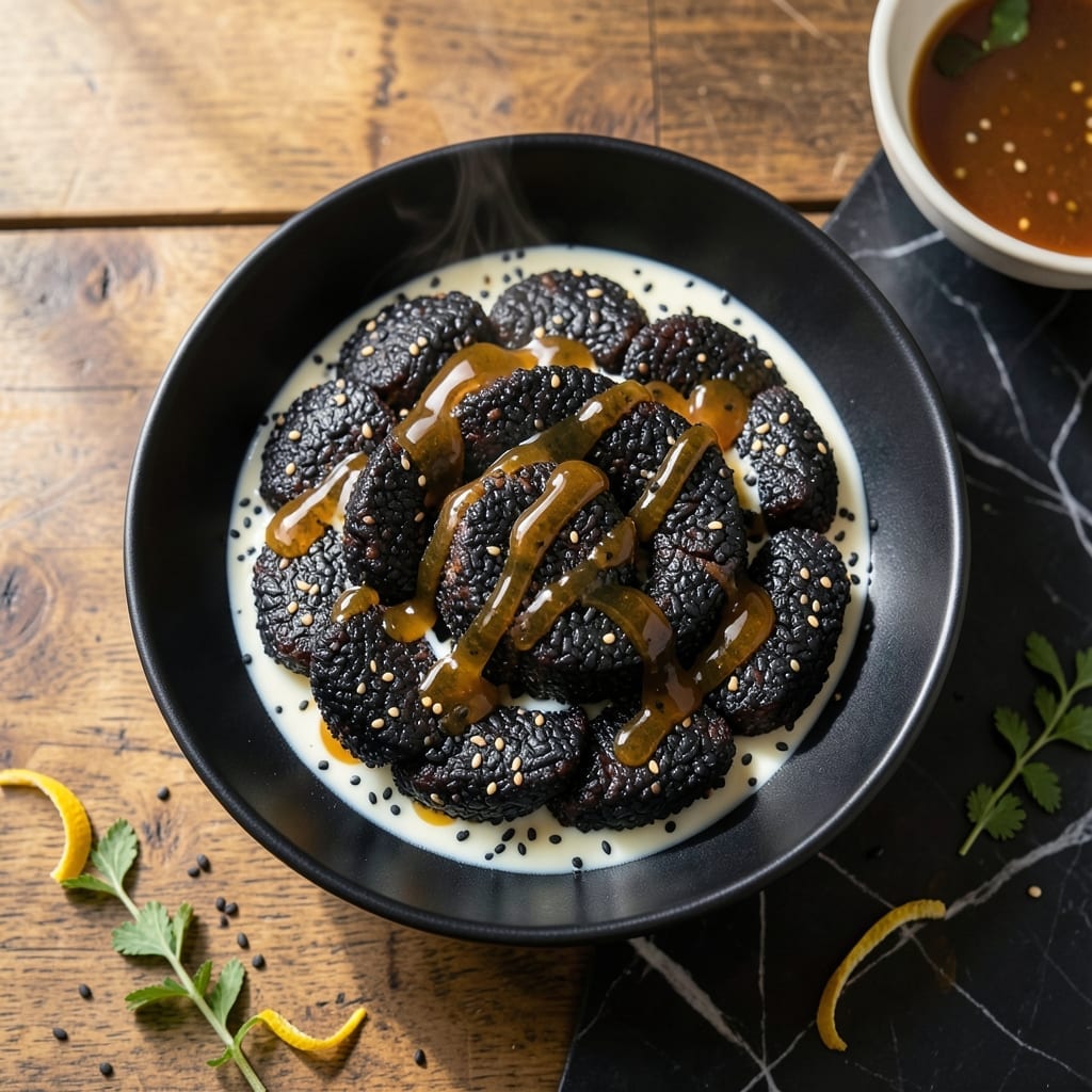 Black Sesame Rice Cake Recipe: Nutty Chewiness in Every Bite