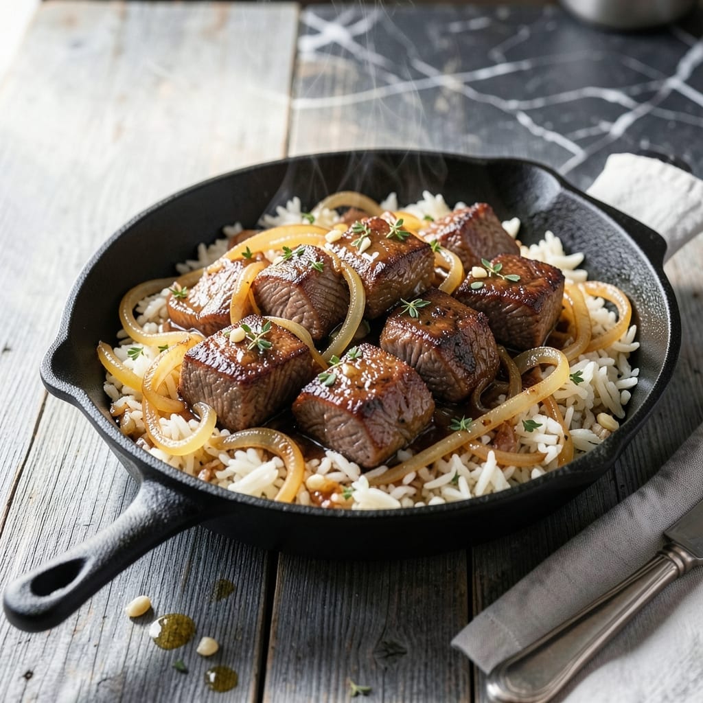 French Onion Beef and Rice Recipe: Slow-Cooked Savory Indulgence French Onion Beef and Rice Recipe: Slow-Cooked Savory Indulgence