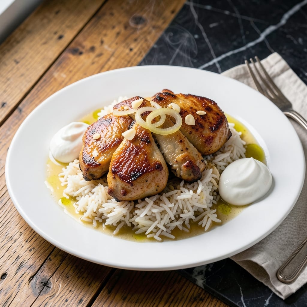 Chicken Rice and Greek Yogurt Recipe: Tangy Creamy One-Pot Meal