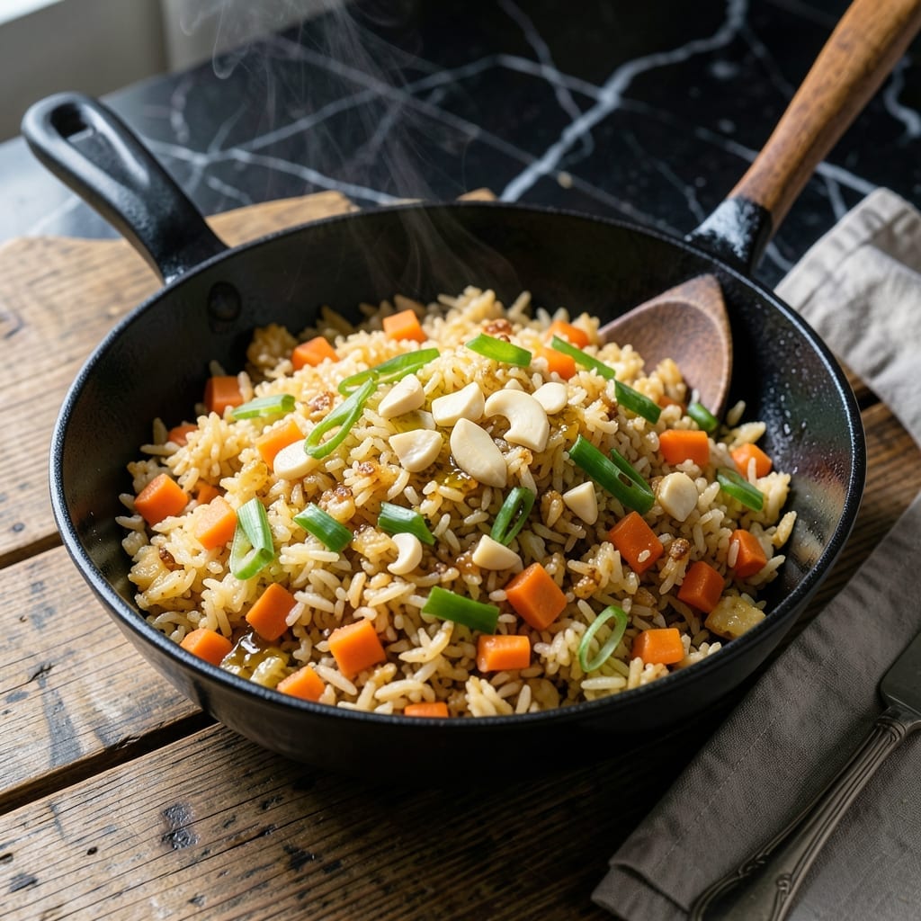 Hakka Fried Rice Recipe: Wok-Tossed Smoky Aromatics Hakka Fried Rice Recipe: Wok-Tossed Smoky Aromatics
