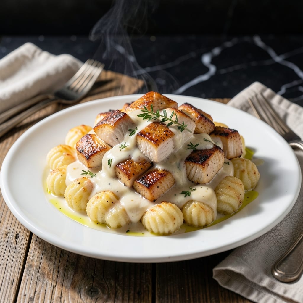 Chicken Gnocchi Recipe: Pillowy Dumplings in Creamy Sauce Chicken Gnocchi Recipe: Pillowy Dumplings in Creamy Sauce