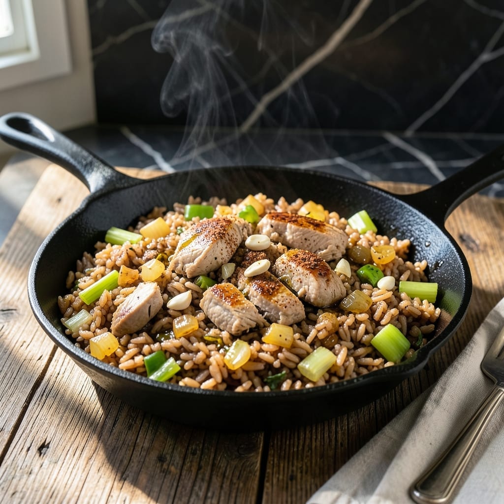 Healthy Dirty Rice Recipe: Cajun-Spiced Lightened-Up Comfort
