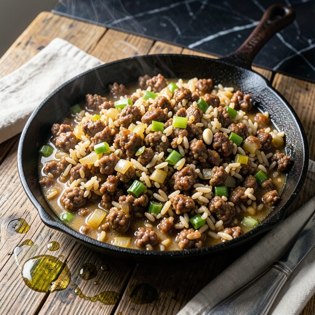 Ground Beef and Rice Stuffing Recipe: Savory Herb-Infused Holiday Classic
