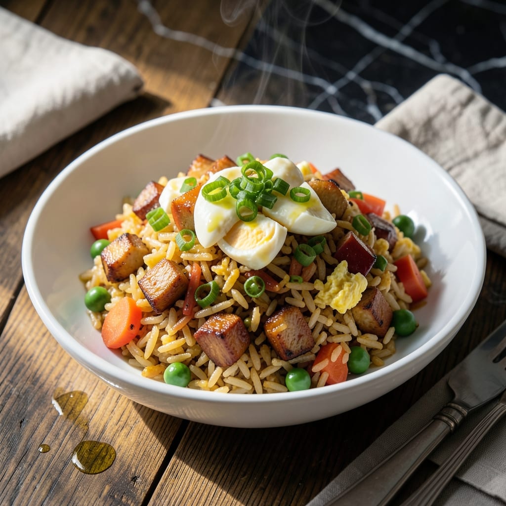 Char Siu Fried Rice Recipe: Cantonese-Style Wok Tossed Delight